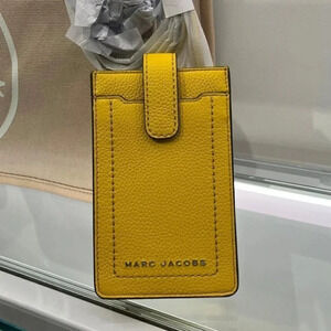 MARC JACOBS PHONE CROSSBODY LEATHER COASTAL Yellow S107L01SP21
